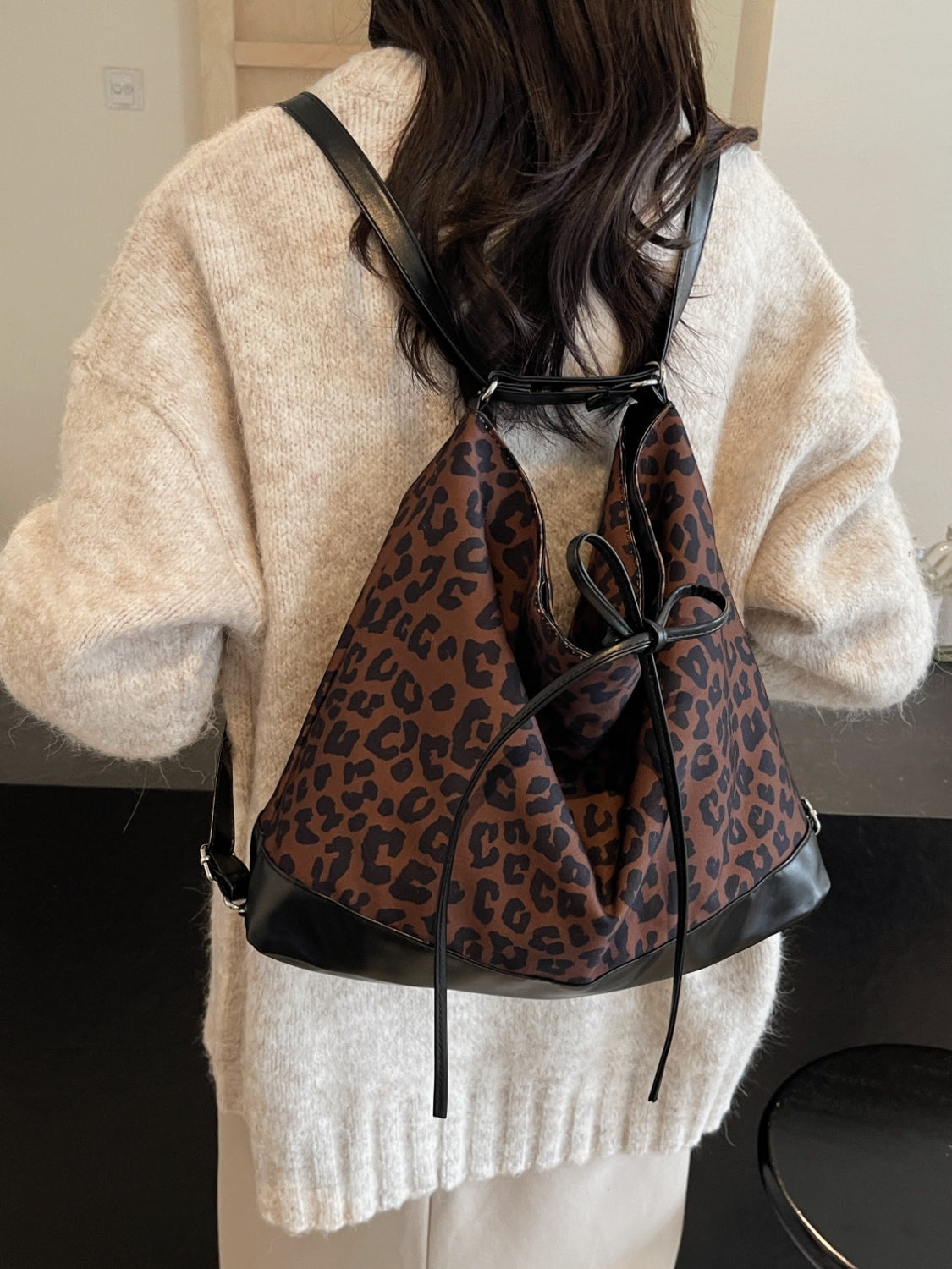 Leopard Dual Purpose Crossbody Bag